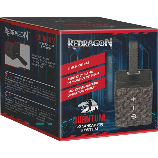 უსადენო დინამიკი REDRAGON Quantum Portable speaker tmarket.ge