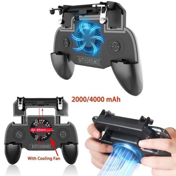 Mobile Game Controller SR with 2000mAh Power Bank Cooling Fan tmarket.ge