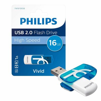 Philips 16GB USB 2.0  Vivid Edition Blue